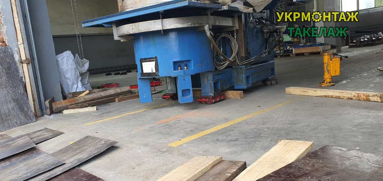Такелаж і перевезення верстата 